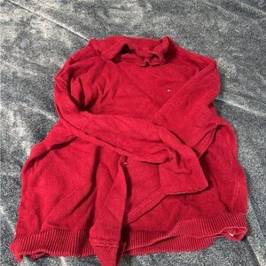 Tommy Hilfiger Women's Vibrant Red Cowl Sweater